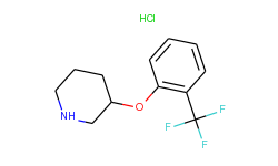 3-[2-(trifluoromethyl)phenoxy]piperidine hydrochloride