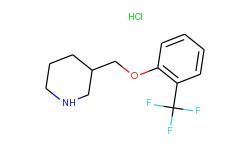 3-{[2-(trifluoromethyl)phenoxy]methyl}piperidine hydrochloride