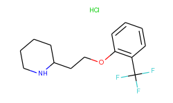 2-{2-[2-(trifluoromethyl)phenoxy]ethyl}piperidine hydrochloride