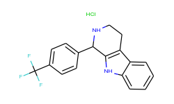 1-[4-(trifluoromethyl)phenyl]-2,3,4,9-tetrahydro-1h-beta-carboline hydrochloride