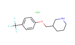 3-{[4-(trifluoromethyl)phenoxy]methyl}piperidine hydrochloride