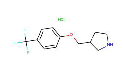 3-{[4-(trifluoromethyl)phenoxy]methyl}pyrrolidine hydrochloride