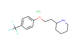 2-{2-[4-(trifluoromethyl)phenoxy]ethyl}piperidine hydrochloride