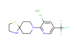 8-[3-chloro-5-(trifluoromethyl)pyridin-2-yl]-1-thia-4,8-diazaspiro[4.5]decane hydrochloride