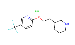 2-[2-(3-piperidinyl)ethoxy]-5-(trifluoromethyl)-pyridine hydrochloride