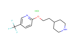 2-[2-(4-piperidinyl)ethoxy]-5-(trifluoromethyl)-pyridine hydrochloride