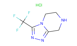3-(trifluoromethyl)-5,6,7,8-tetrahydro-[1,2,4]triazolo[4,3-a]pyrazine hydrochloride