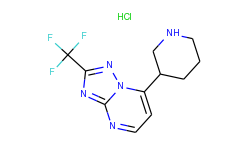7-piperidin-3-yl-2-trifluoromethyl-[1,2,4]-triazolo[1,5-a]pyrimidine hydrochloride