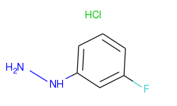 Hydrazine, (3-fluorophenyl)-, monohydrochloride