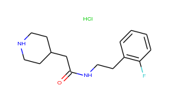 n-[2-(2-fluoro-phenyl)-ethyl]-2-piperidin-4-yl-acetamide hydrochloride