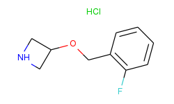 3-[(2-fluorobenzyl)oxy]azetidine hydrochloride
