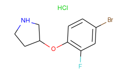 3-(4-bromo-2-fluorophenoxy)pyrrolidine hydrochloride