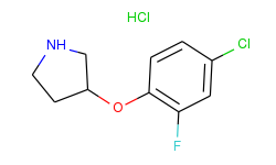 3-(4-chloro-2-fluorophenoxy)pyrrolidine hydrochloride
