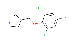 3-[(4-bromo-2-fluorophenoxy)methyl]pyrrolidine hydrochloride