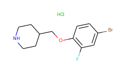 4-[(4-bromo-2-fluorophenoxy)methyl]piperidine hydrochloride