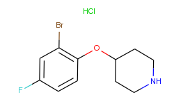 4-(2-bromo-4-fluorophenoxy)piperidine hydrochloride