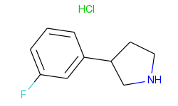 pyrrolidine,3-(3-fluorophenyl)-, hydrochloride(1:1)
