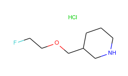 3-[(2-fluoroethoxy)methyl]piperidine hydrochloride