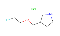 3-[(2-fluoroethoxy)methyl]pyrrolidine hydrochloride