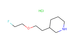 3-[2-(2-fluoroethoxy)ethyl]piperidine hydrochloride