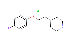 4-[2-(4-iodophenoxy)ethyl]piperidine hydrochloride