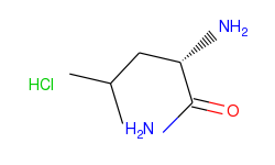 Pentanamide, 2-amino-4-methyl-, monohydrochloride, (2S)-