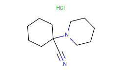 Cyclohexanecarbonitrile, 1-(1-piperidinyl)-, monohydrochloride