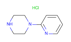 Piperazine, 1-(2-pyridinyl)-, monohydrochloride