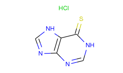 6H-Purine-6-thione, 1,7-dihydro-, monohydrochloride