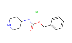 Carbamic acid, 4-piperidinyl-, phenylmethyl ester, monohydrochloride