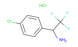 1-(4-chlorophenyl)-2,2,2-trifluoroethanamine hydrochloride