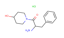 2-amino-1-(4-hydroxy-1-piperidinyl)-3-phenyl-1-propanone hydrochloride