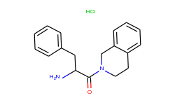 2-amino-1-[3,4-dihydro-2(1h)-isoquinolinyl]-3-phenyl-1-propanone hydrochloride