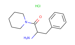 2-amino-3-phenyl-1-(1-piperidinyl)-1-propanone hydrochloride