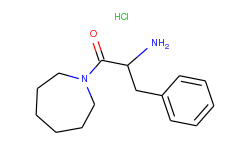 2-amino-1-(1-azepanyl)-3-phenyl-1-propanone hydrochloride