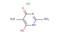 4(1H)-Pyrimidinone, 2,5-diamino-6-hydroxy-, monohydrochloride