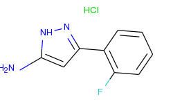 5-(2-fluoro-phenyl)-2h-pyrazol-3-ylamine hydrochloride