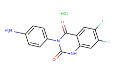 2,4(1h,3h)-quinazolinedione,3-(4-aminophenyl)-6,7-difluoro-, hydrochloride (1:1)