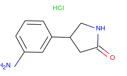 4-(3-aminophenyl)pyrrolidin-2-one hcl
