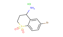 6-bromo-3,4-dihydro-2h-s,s-dioxo-thiochromen-4-amine hcl
