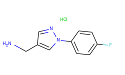 {[1-(4-fluorophenyl)-1h-pyrazol-4-yl]methyl}amine hydrochloride