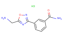3-[5-(aminomethyl)-1,2,4-oxadiazol-3-yl]benzamide hydrochloride