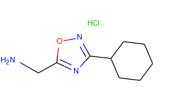 (3-cyclohexyl-1,2,4-oxadiazol-5-yl)methylamine hydrochloride