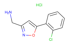 {[5-(2-chlorophenyl)isoxazol-3-yl]methyl}amine hydrochloride