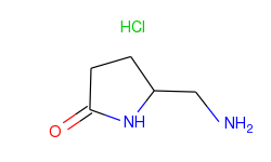 2-Pyrrolidinone, 5-(aminomethyl)-, monohydrochloride