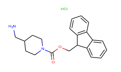9h-fluoren-9-ylmethyl 4-(aminomethyl)piperidine-1-carboxylate hydrochloride