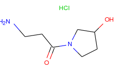3-amino-1-(3-hydroxy-1-pyrrolidinyl)-1-propanone hydrochloride