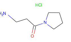 3-amino-1-(1-pyrrolidinyl)-1-propanone hydrochloride