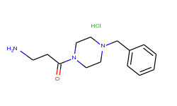 3-amino-1-(4-benzyl-1-piperazinyl)-1-propanone hydrochloride
