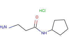 3-amino-n-cyclopentylpropanamide hydrochloride